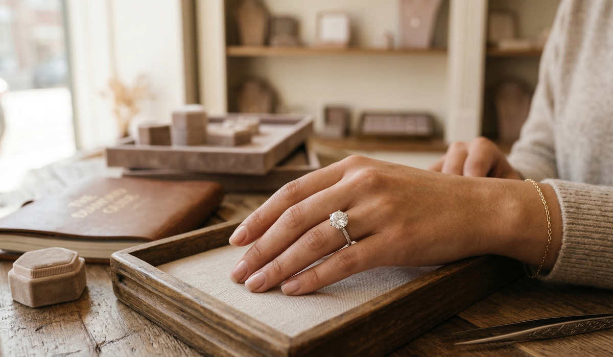 Lab-grown diamond solitaire ring buying guide