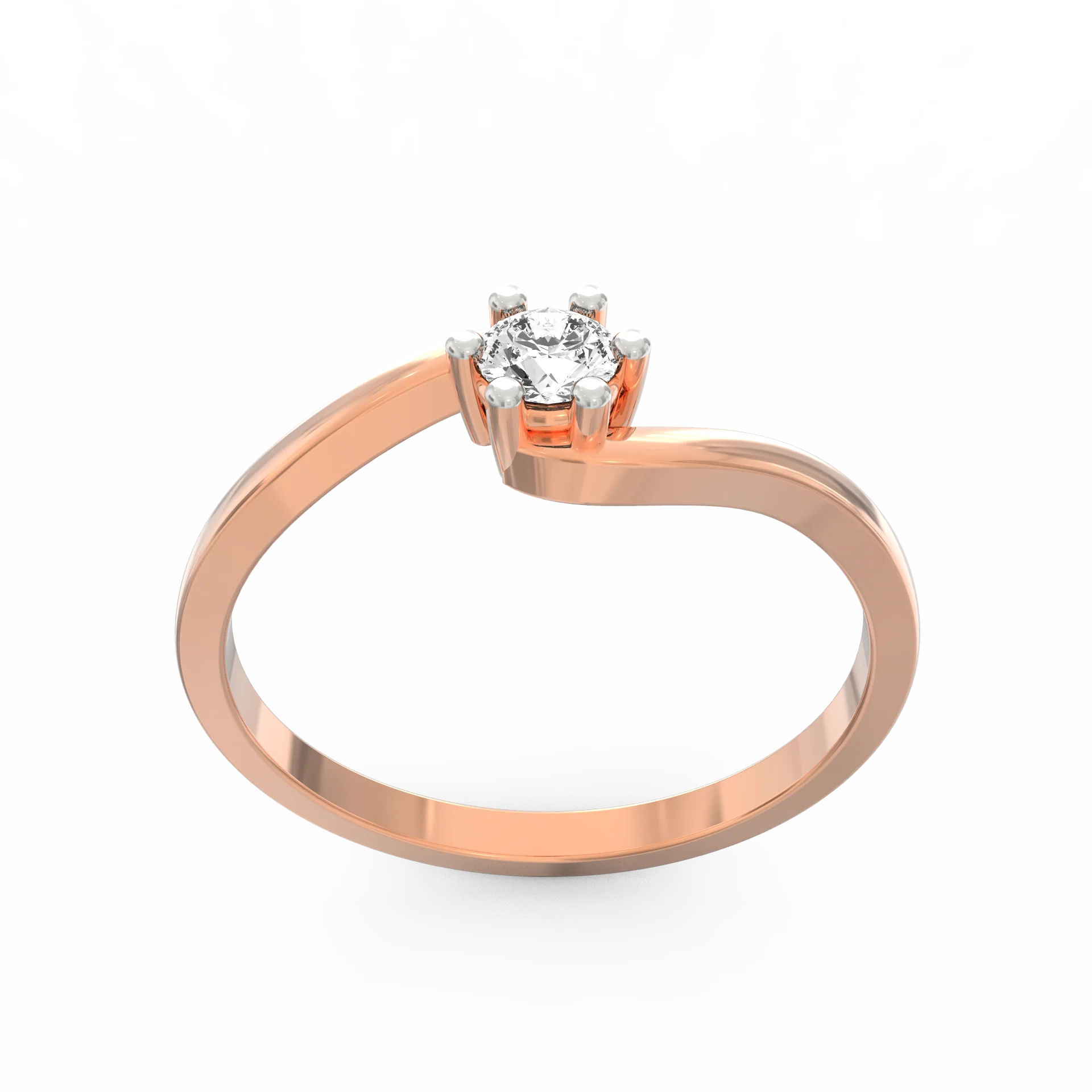 Dazzling Devotion Solitaire Diamond Engagement Ring