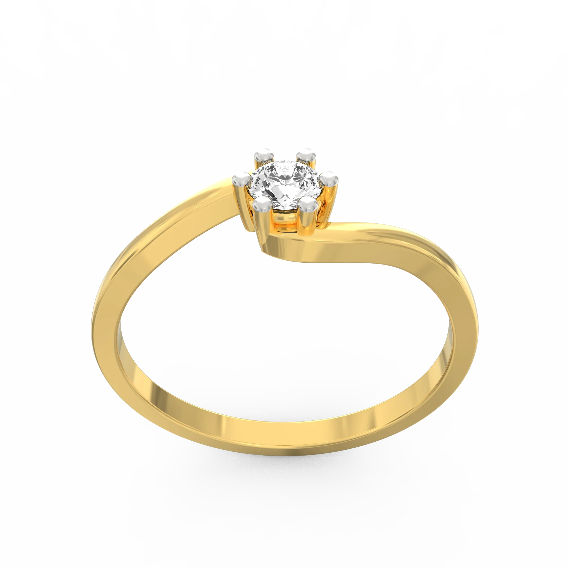 Dazzling Devotion Solitaire Diamond Engagement Ring