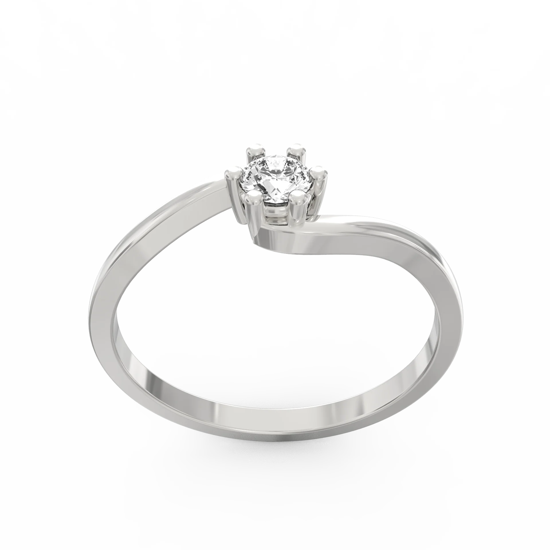 Dazzling Devotion Solitaire Diamond Engagement Ring