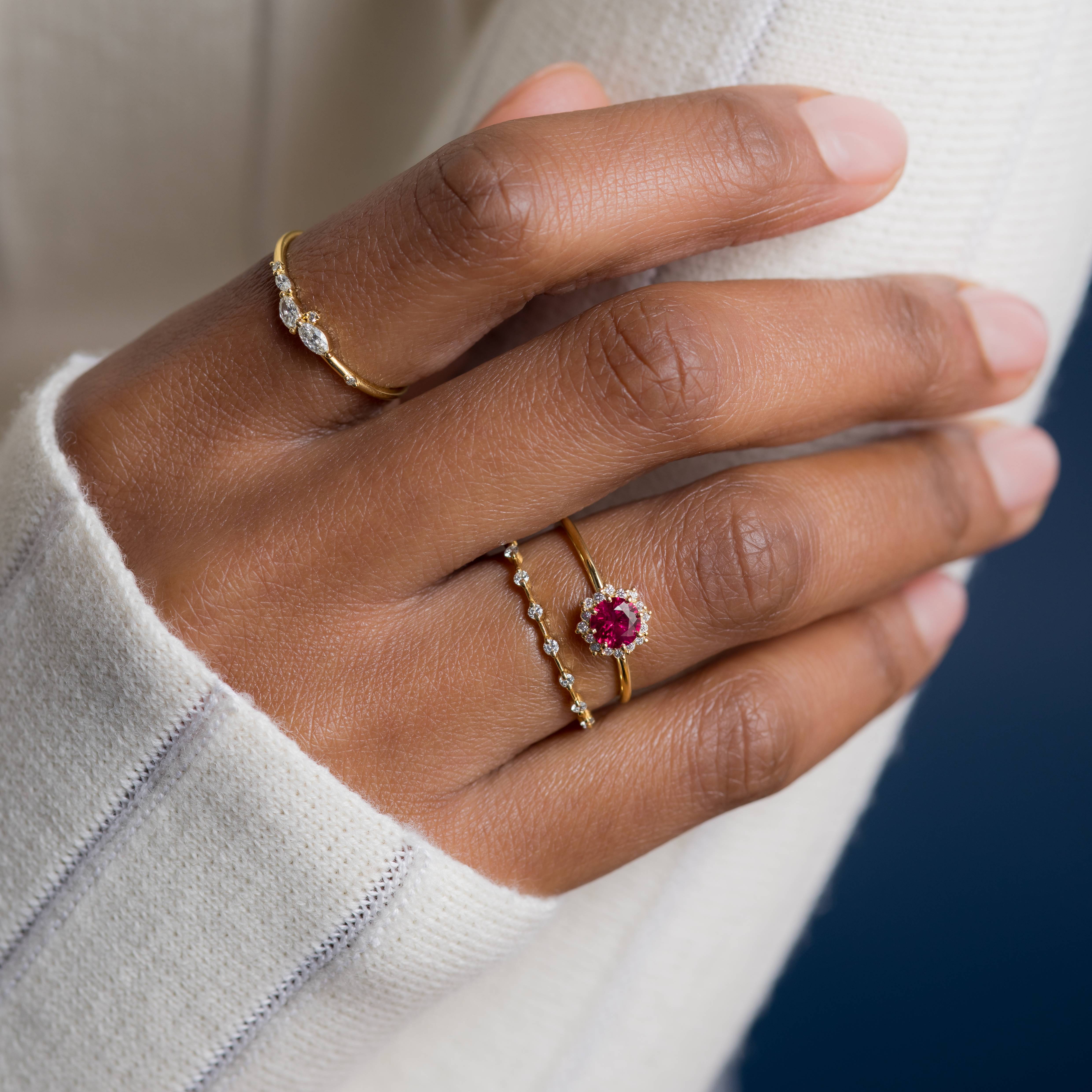 Sapling Ring, 0.52ct. Ruby