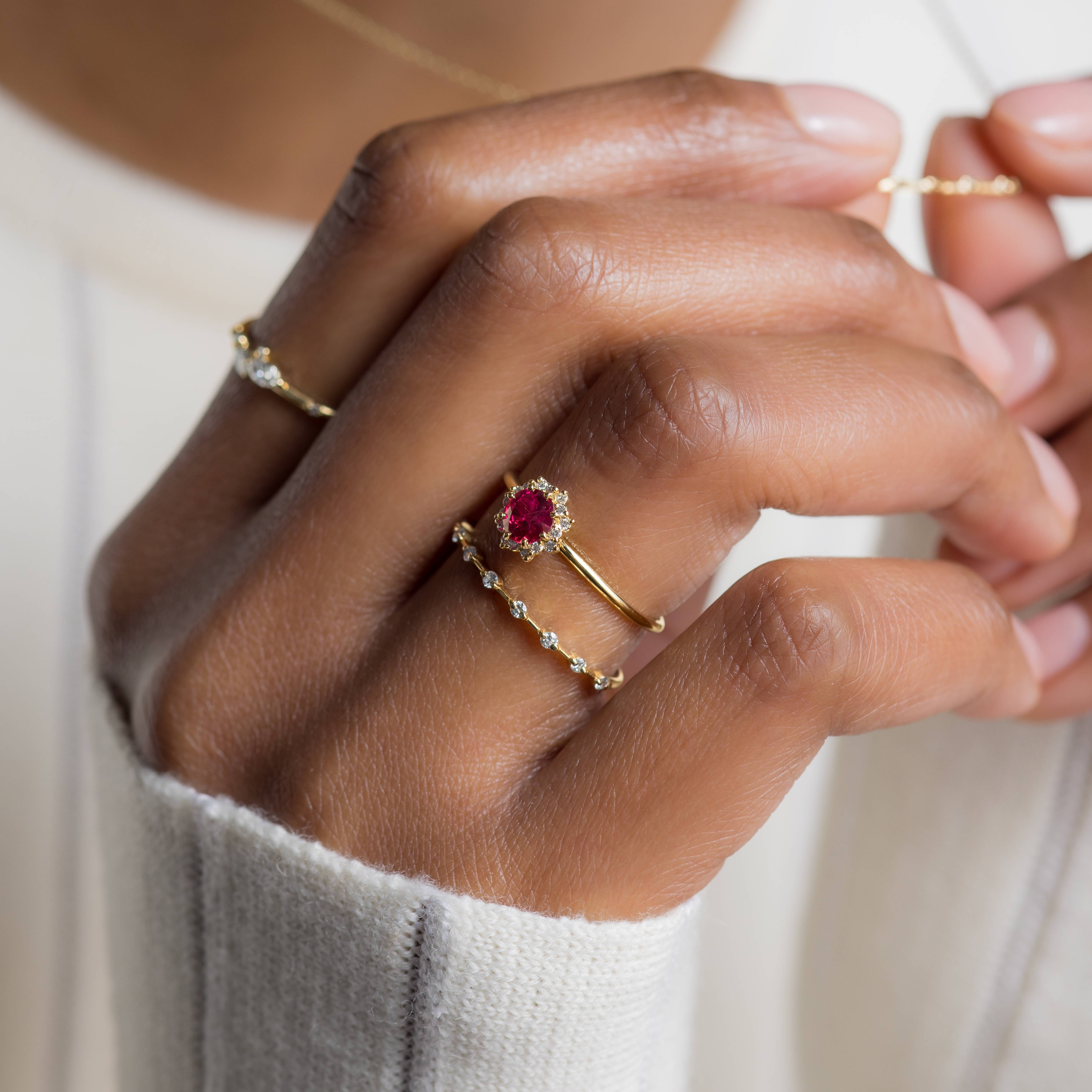 Sapling Ring, 0.52ct. Ruby