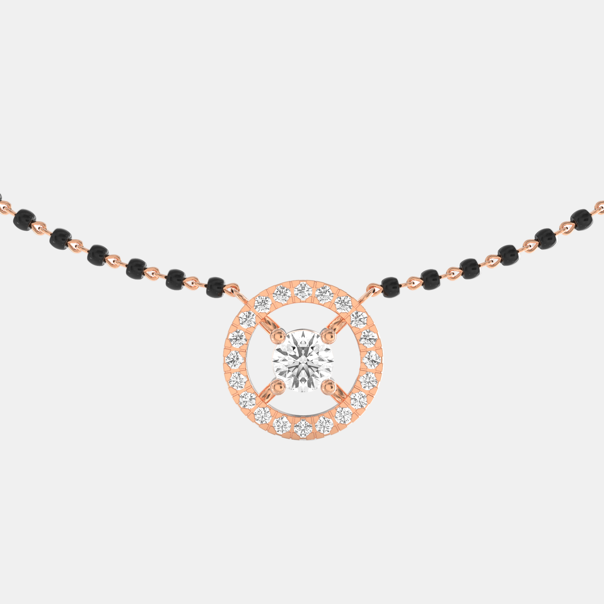 Radiant Serenity Diamond Mangalsutra - Elegant Allure