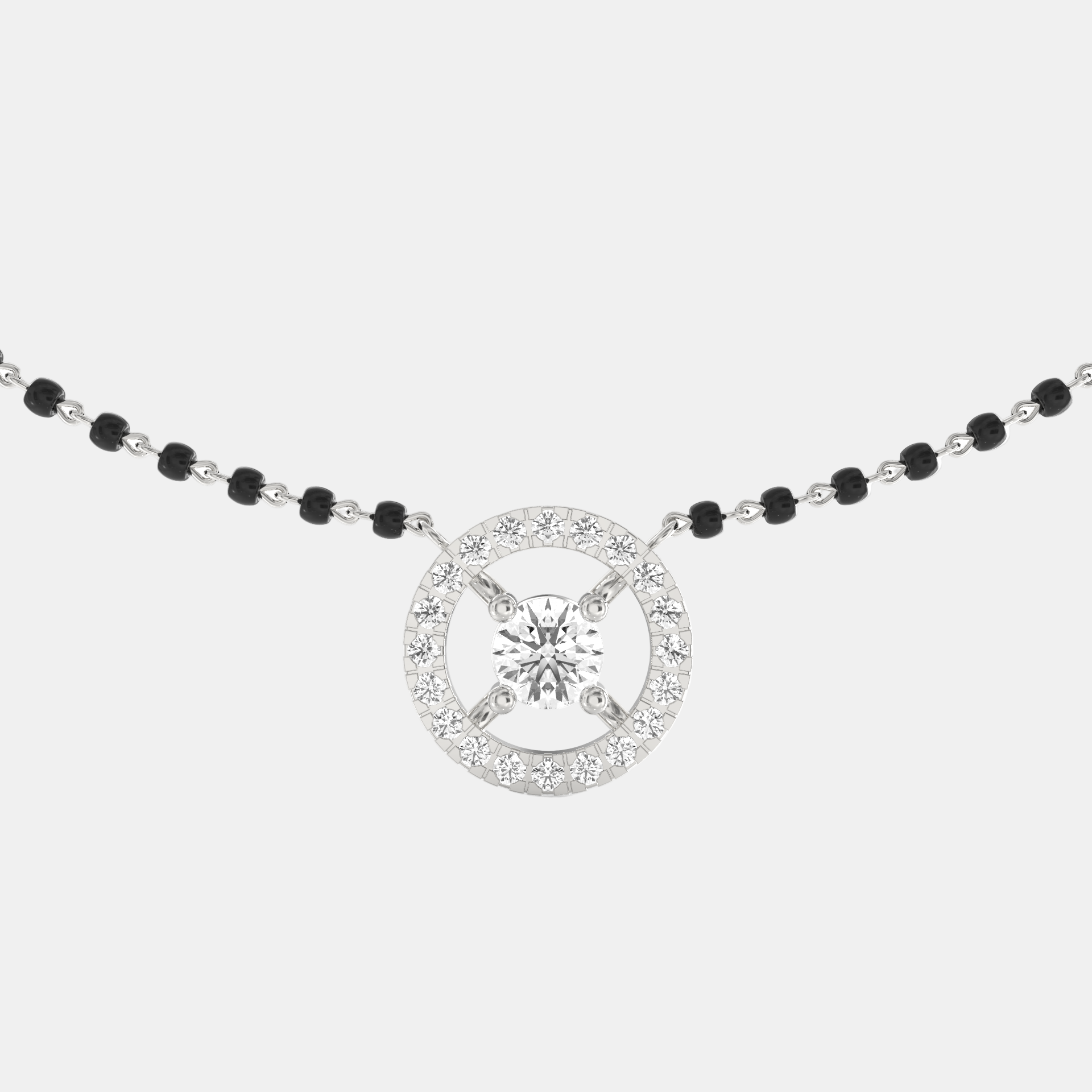 Radiant Serenity Diamond Mangalsutra - Elegant Allure