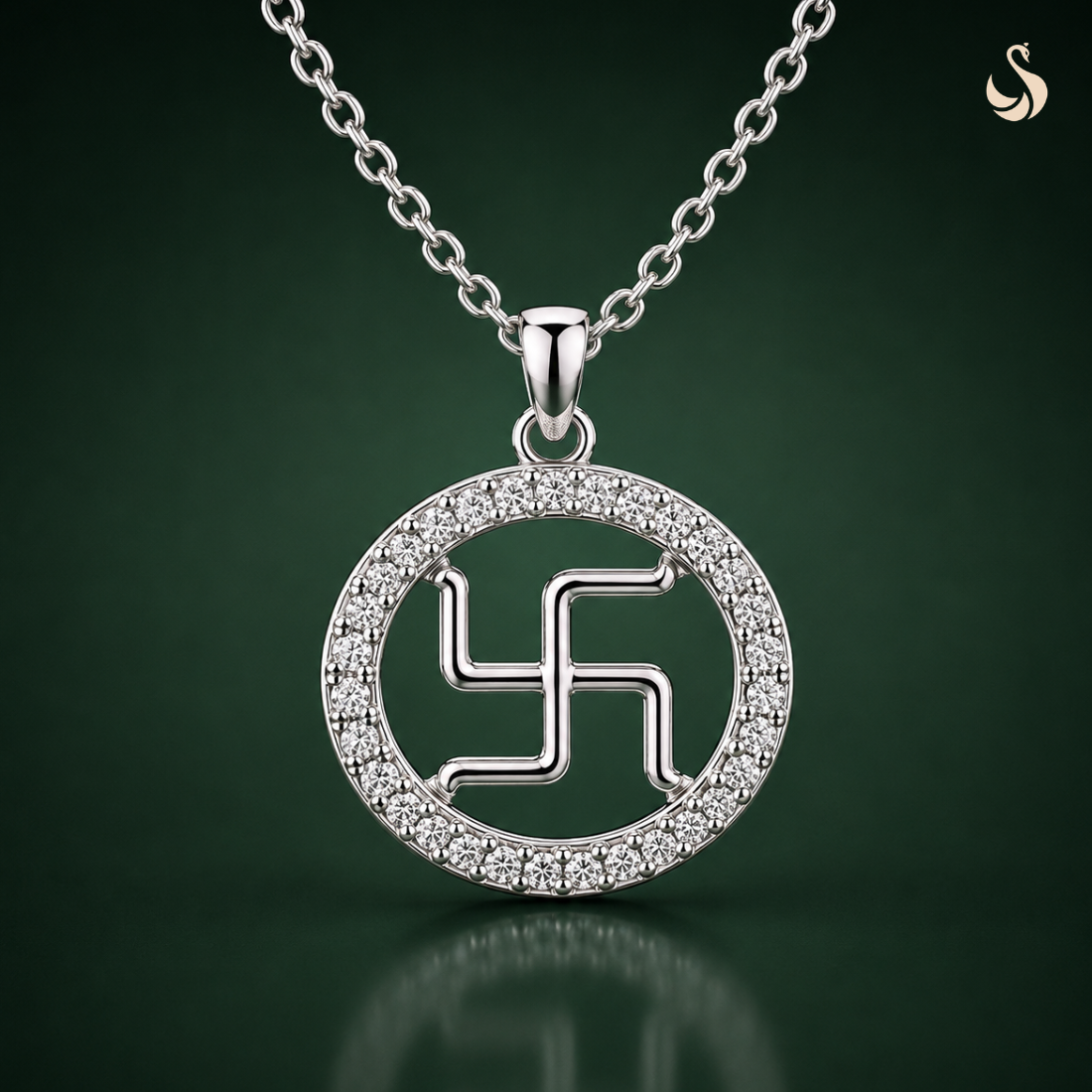 Swastik Rakhi (SILVER)