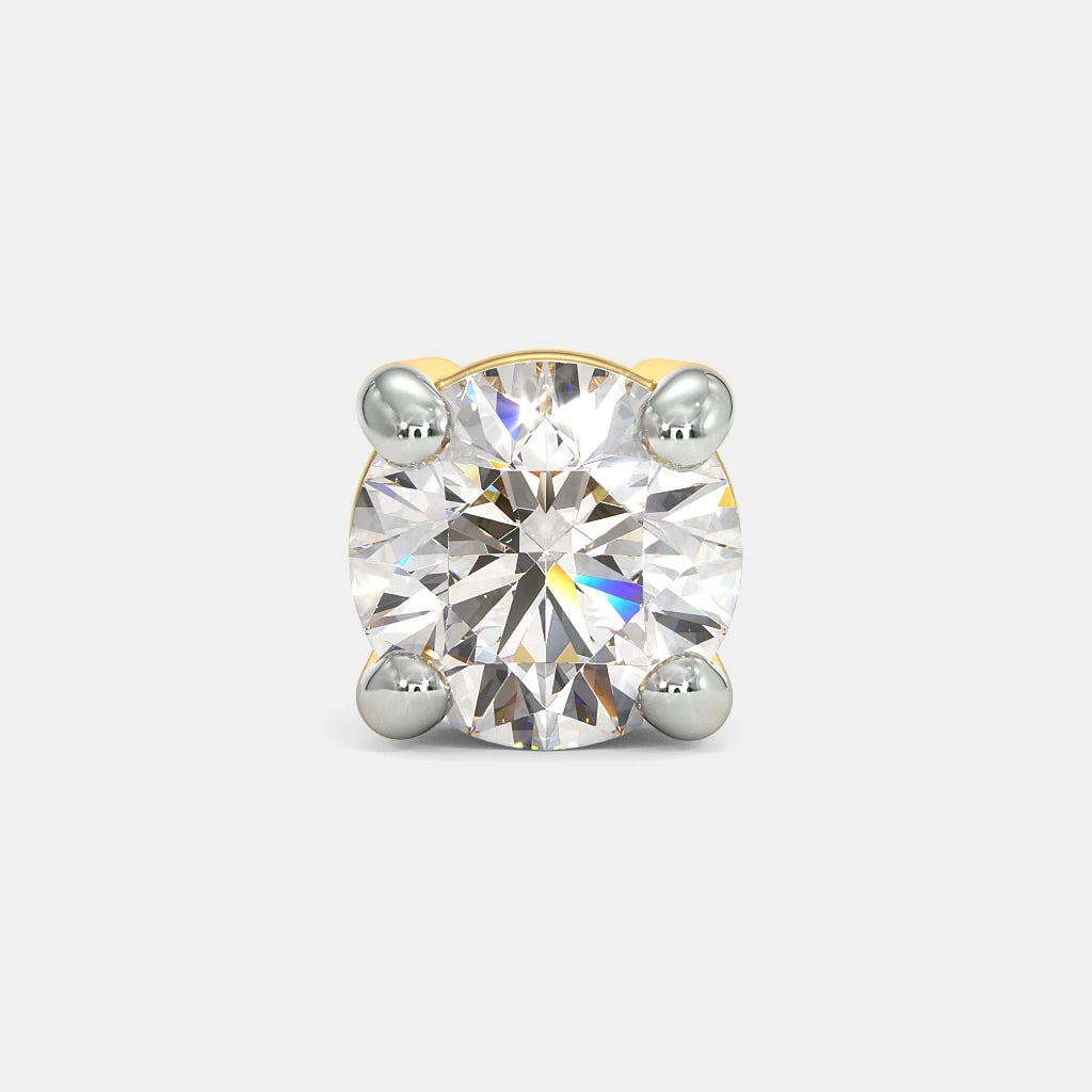 Round Elegant Studs 0.5Carat each E VVS