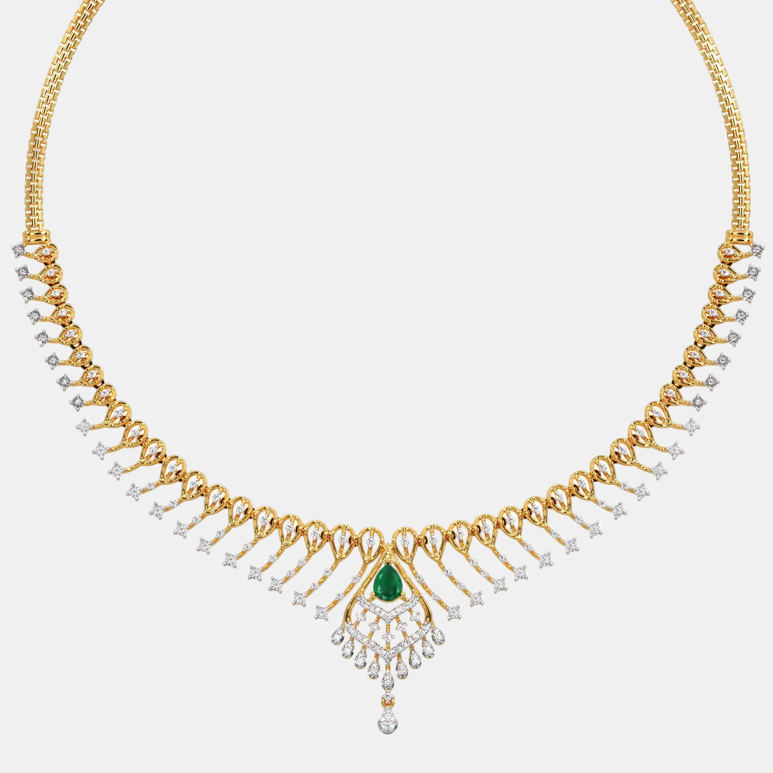 Vandana Pearl Diamond Necklace