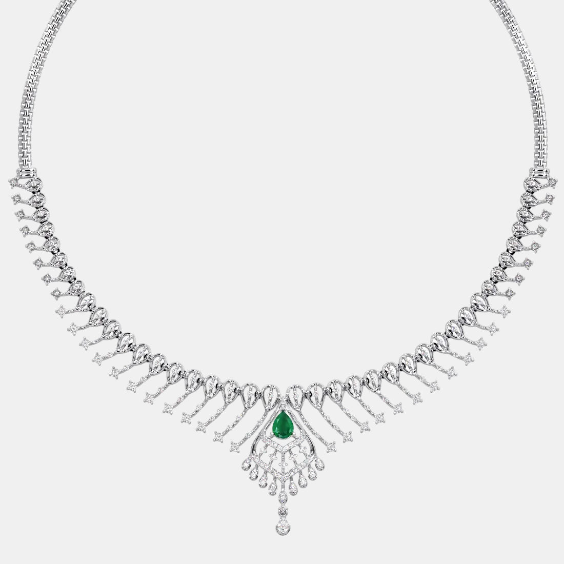 Vandana Pearl Diamond Necklace