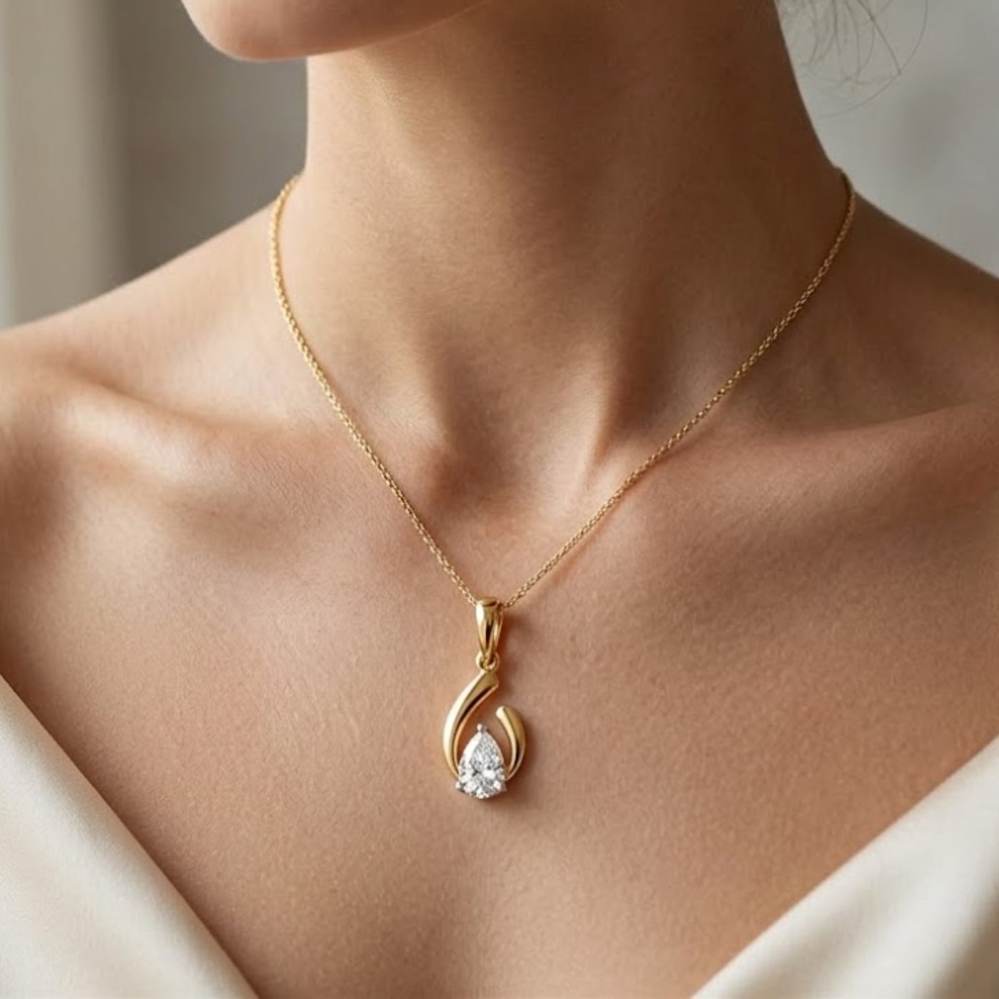 Caught in a Curve Pendant