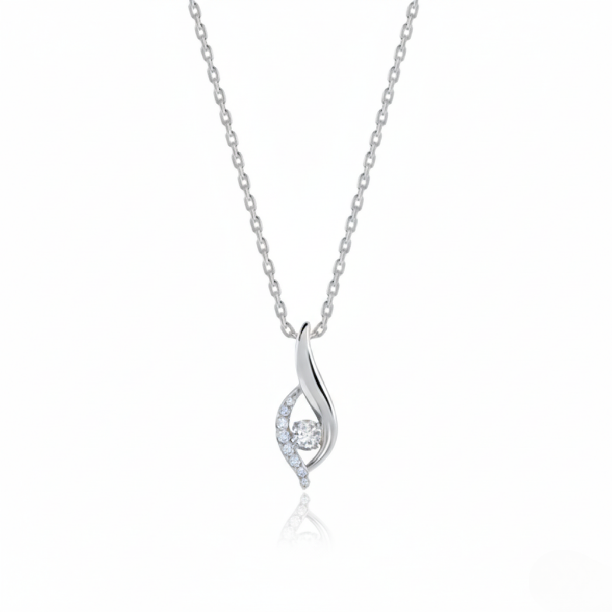 Valentines 0.5 Carat Wave Pendant