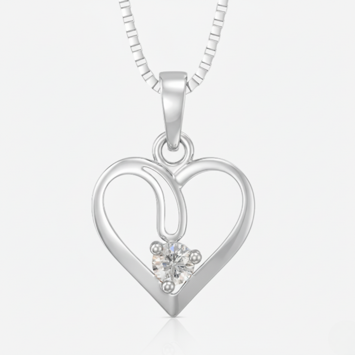 Segmented Love Diamond Pendant