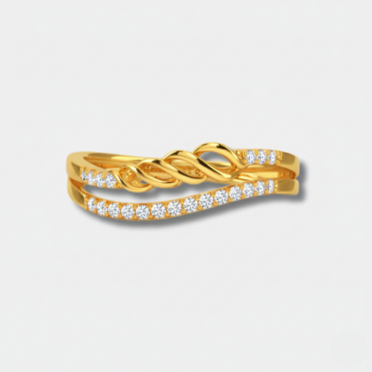 Adrena Twist Diamond Ring