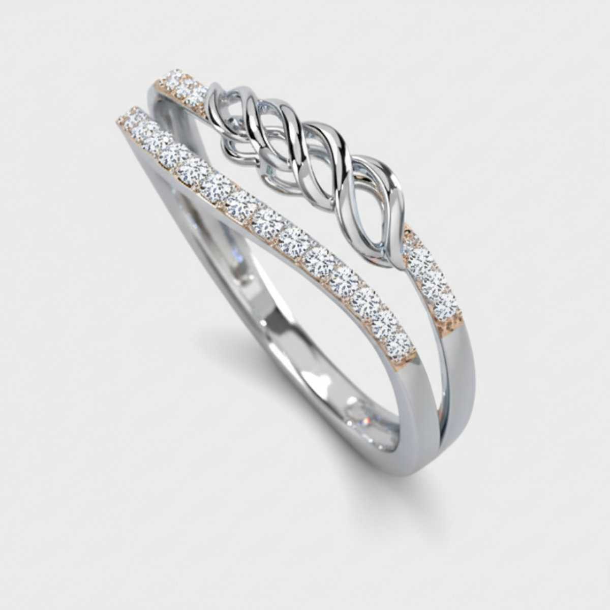 Adrena Twist Diamond Ring