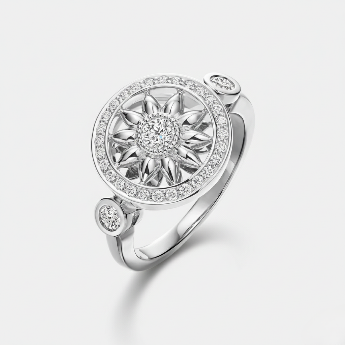SIYARI YELLOW GOLD DIAMOND RING