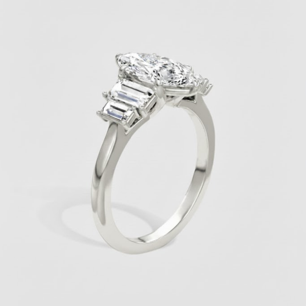 Panchsheel Marquise Solitaire Ring