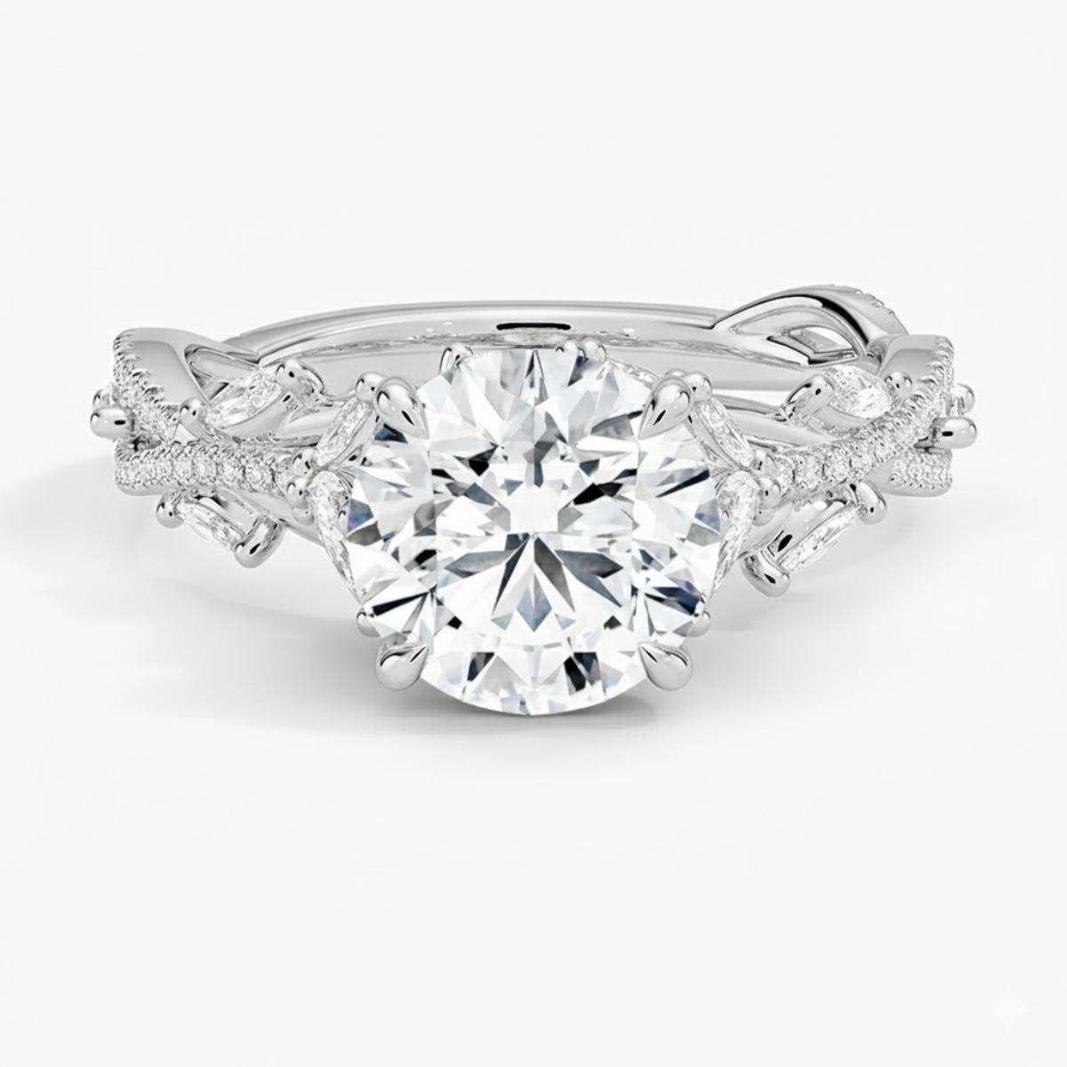 Luxe Secret Garden Diamond Ring (3/4 ct. tw.) in 18K White Gold