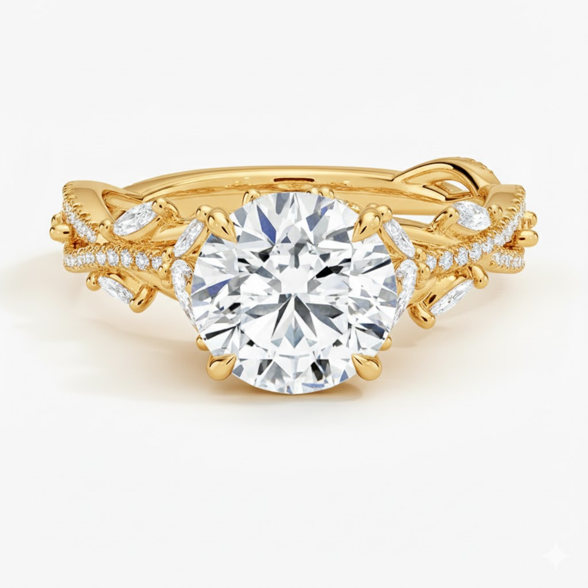Luxe Secret Garden Diamond Ring (3/4 ct. tw.) in 18K White Gold