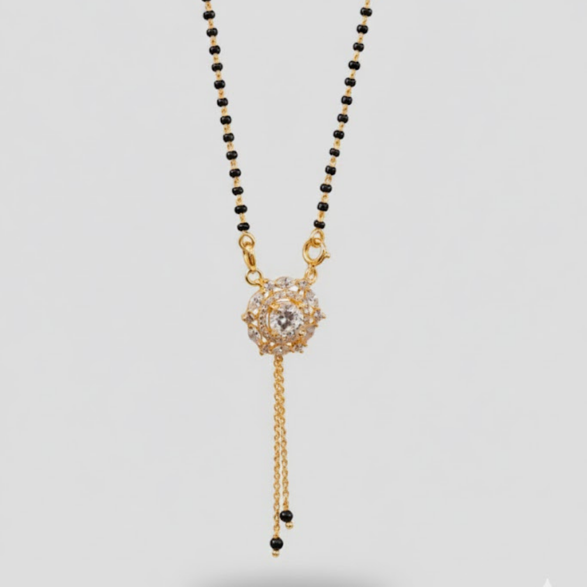 The Elira Floral Drop Mangalsutra