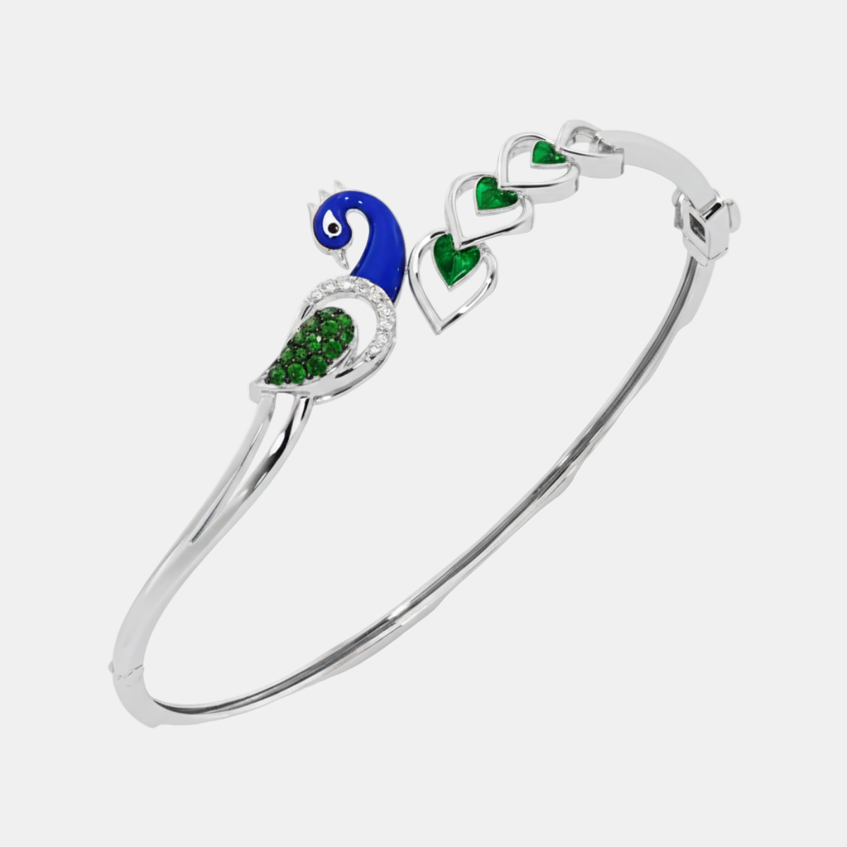 Self Love Peacock Diamond Bracelet