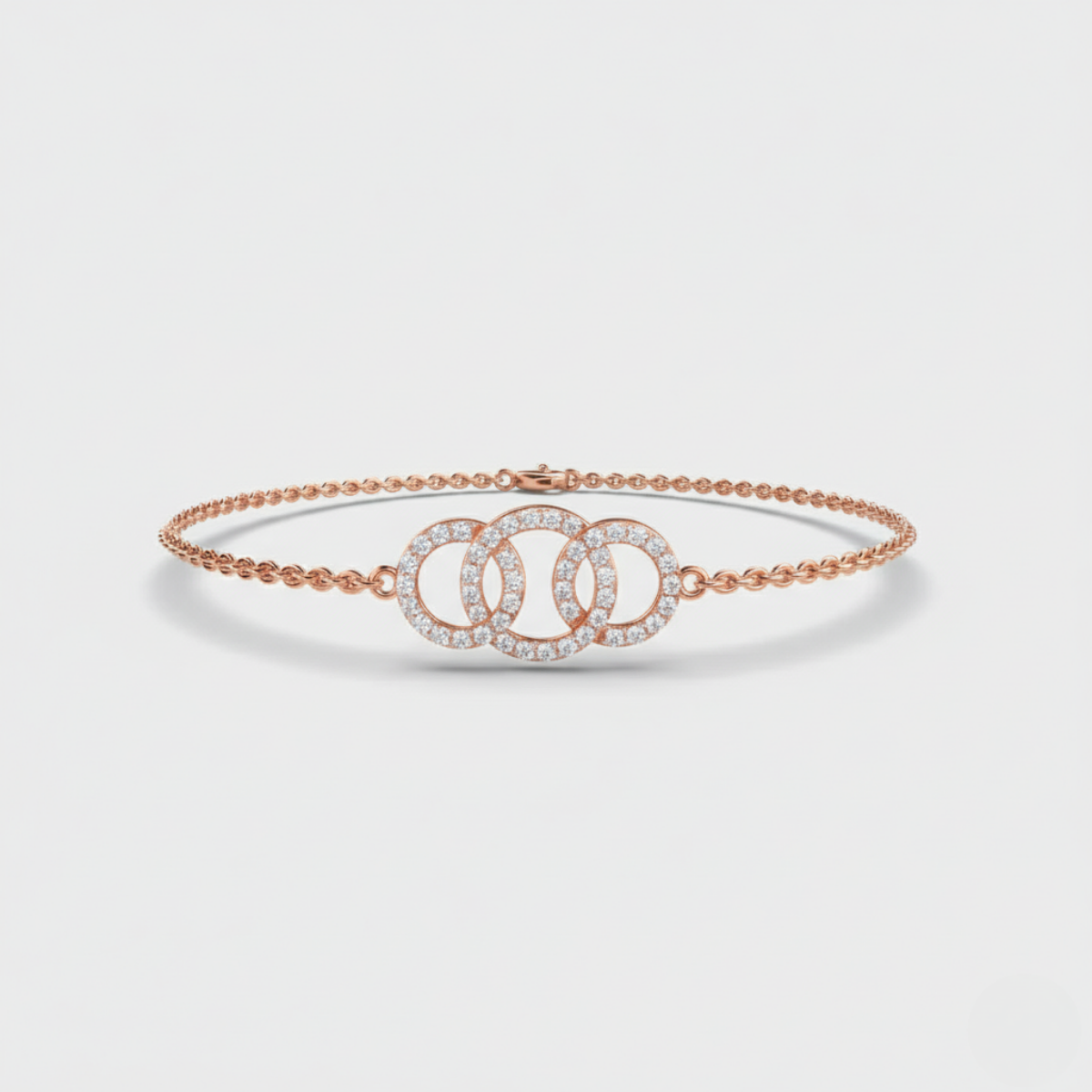 MEDALLION DIAMOND BRACELET