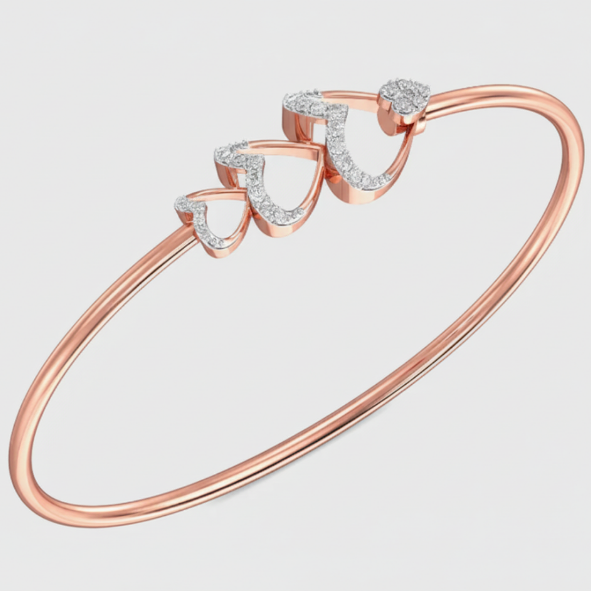 Love-Line diamond Oval Bracelet