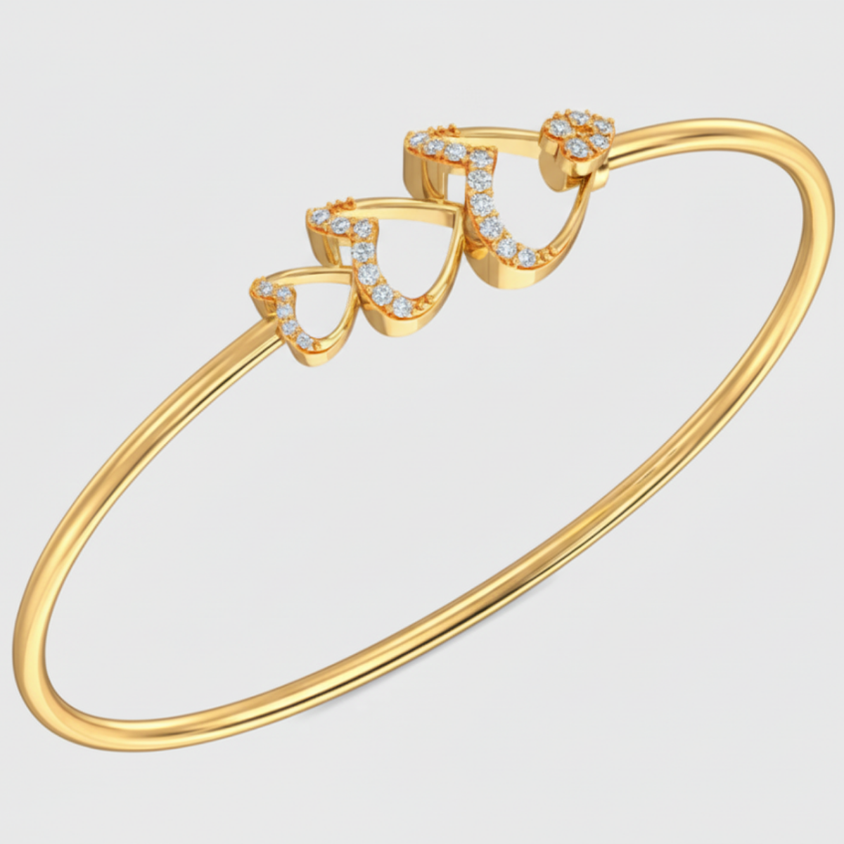 Love-Line diamond Oval Bracelet