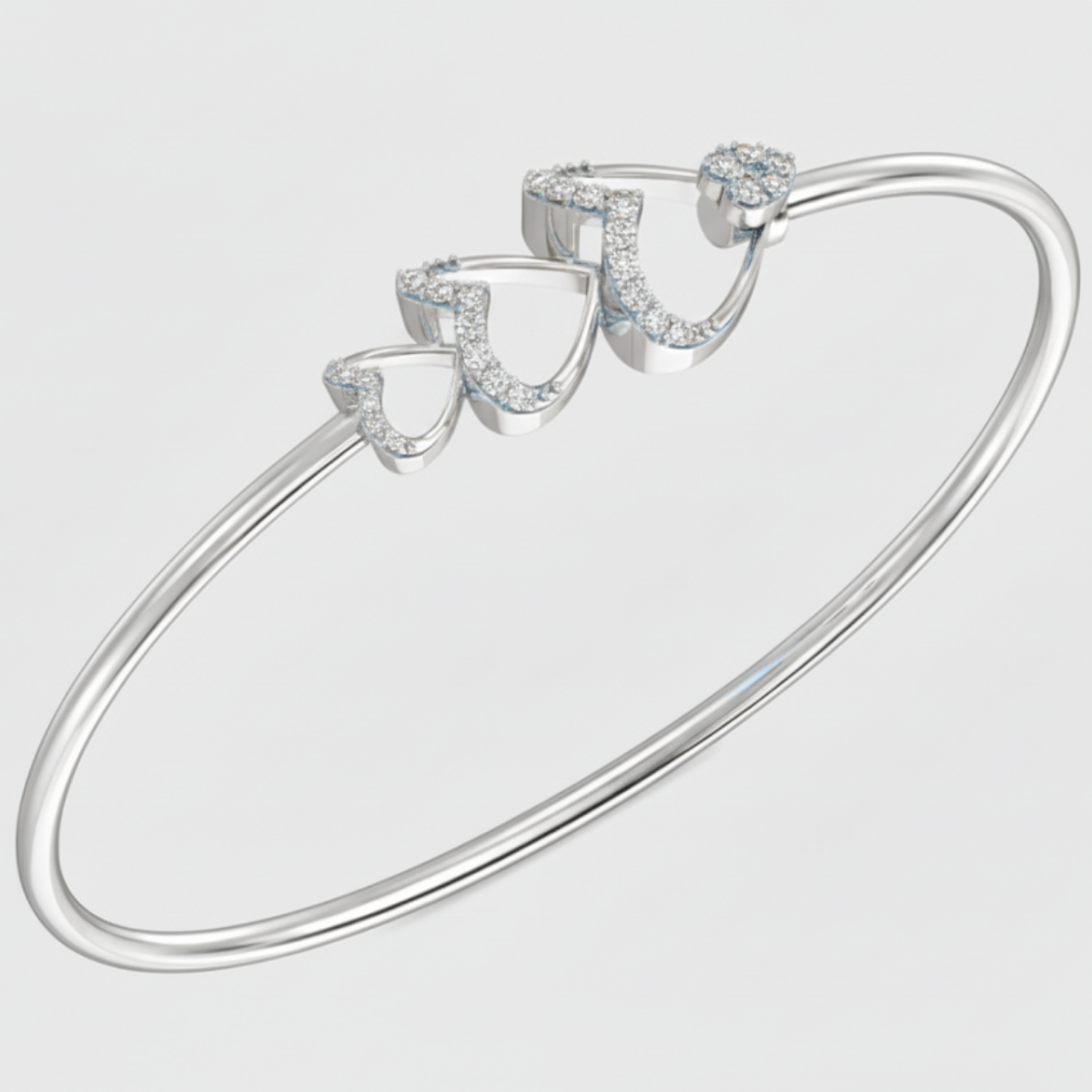 Love-Line diamond Oval Bracelet