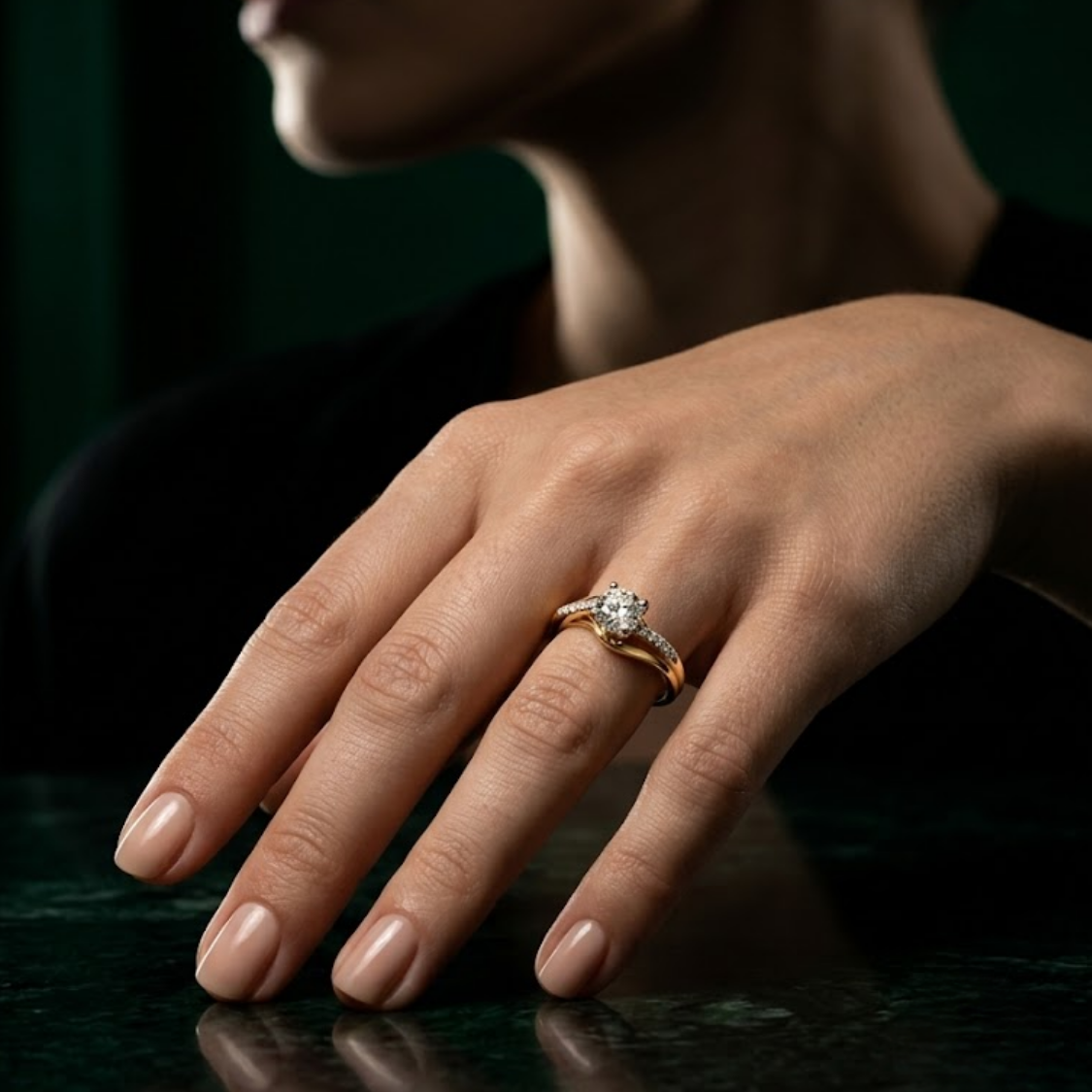 Radiant Mint Ring