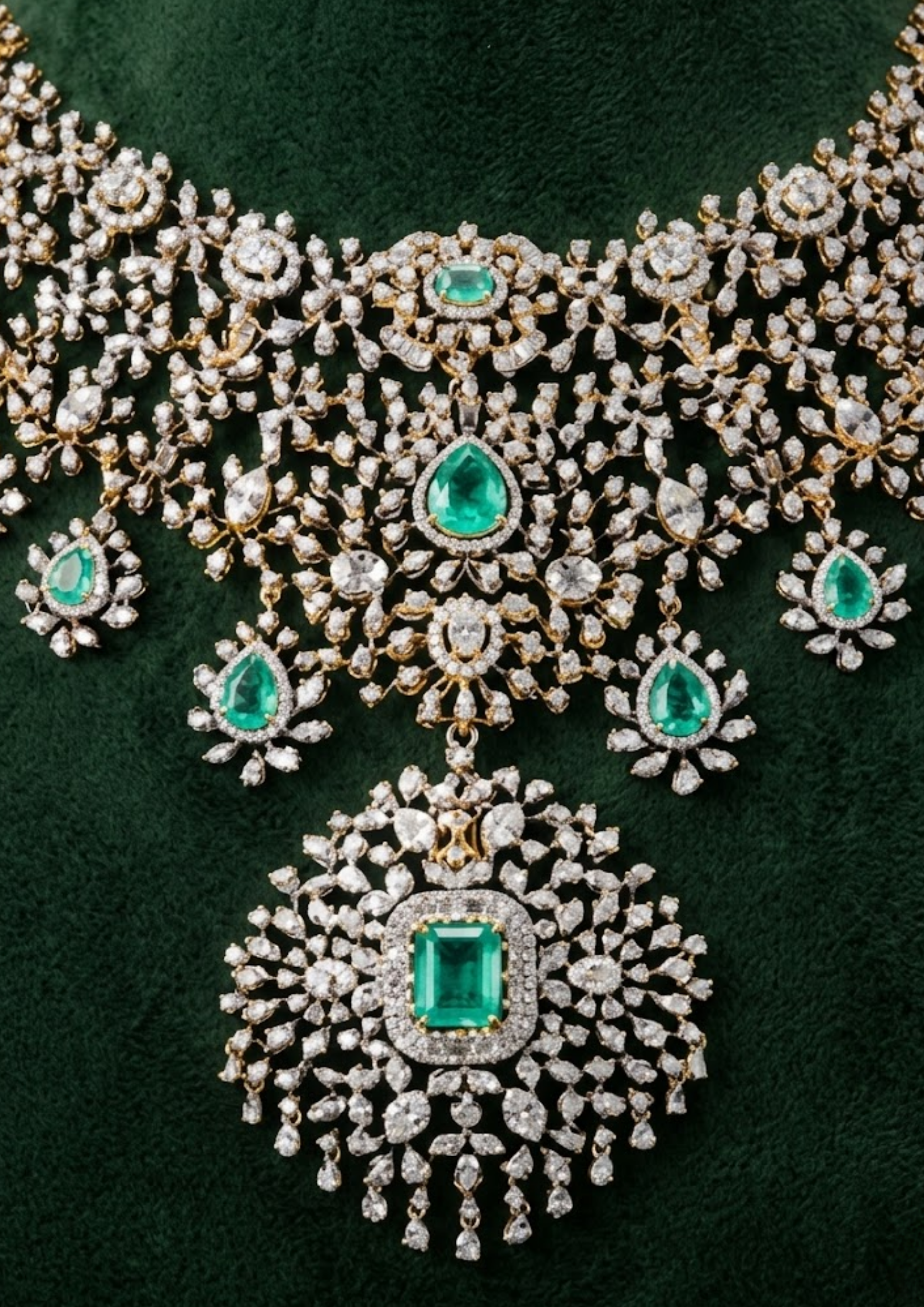 Diamond Crest Necklace