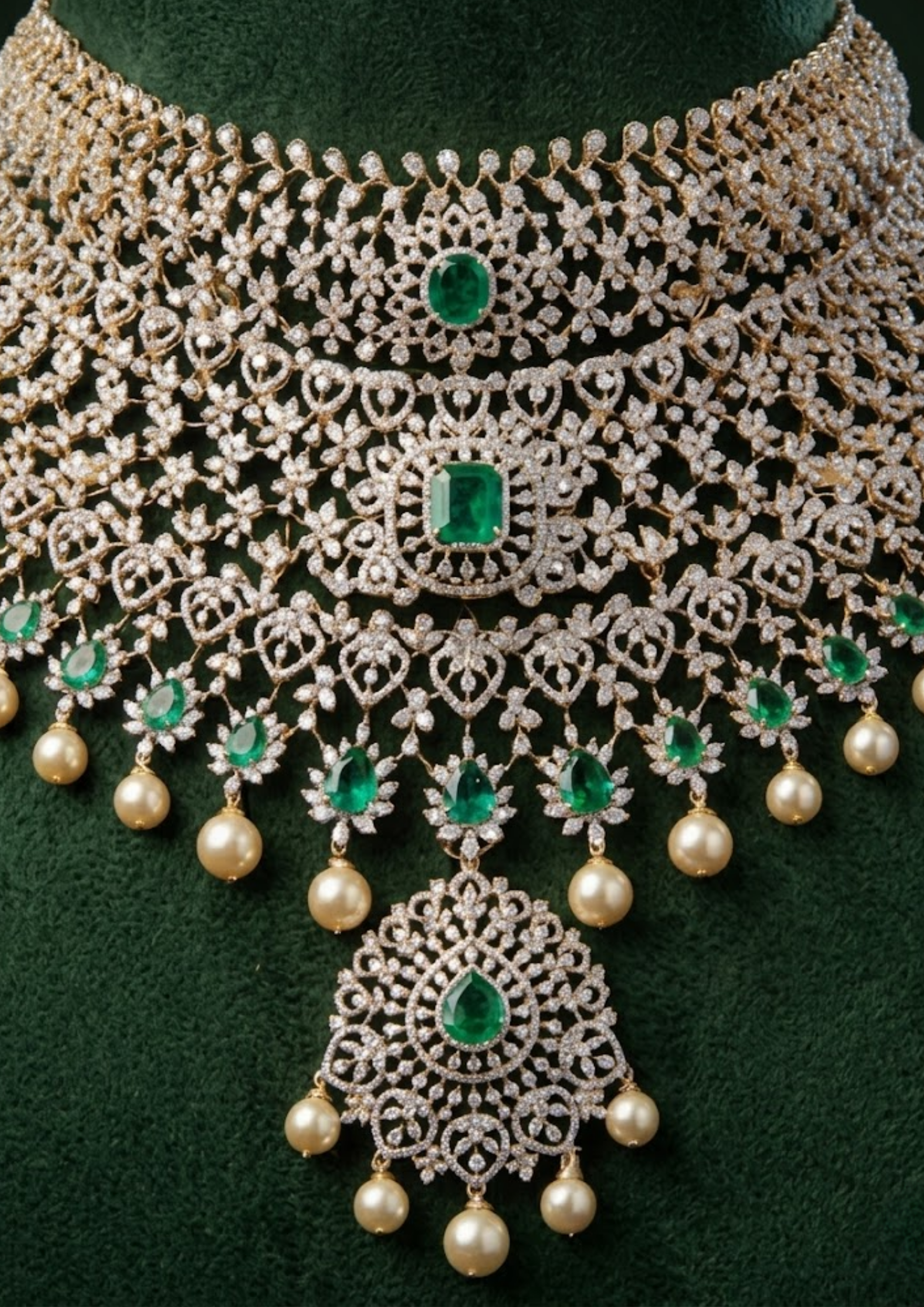 Pearl Fringe Choker