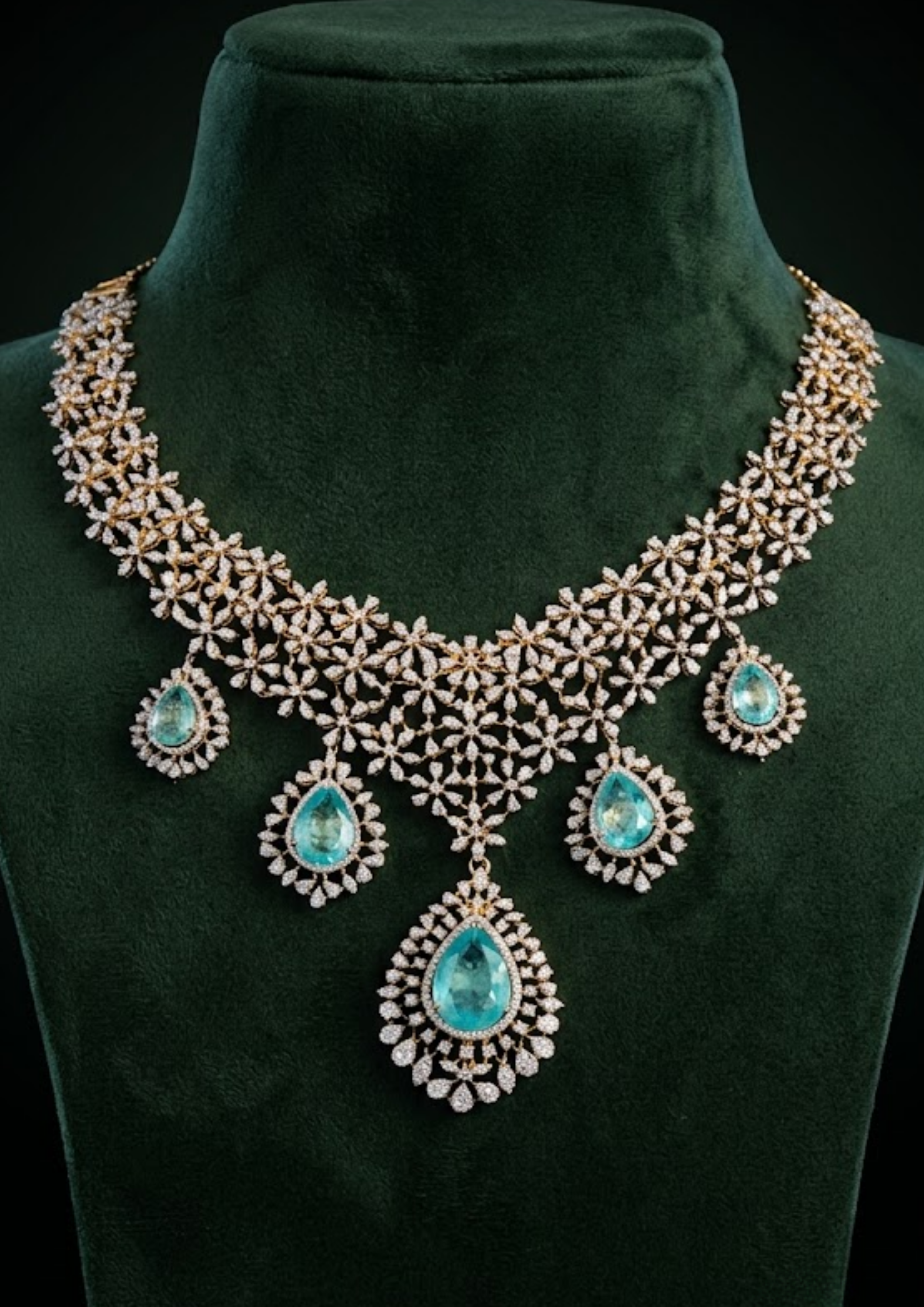 Diamond Dewdrop Necklace