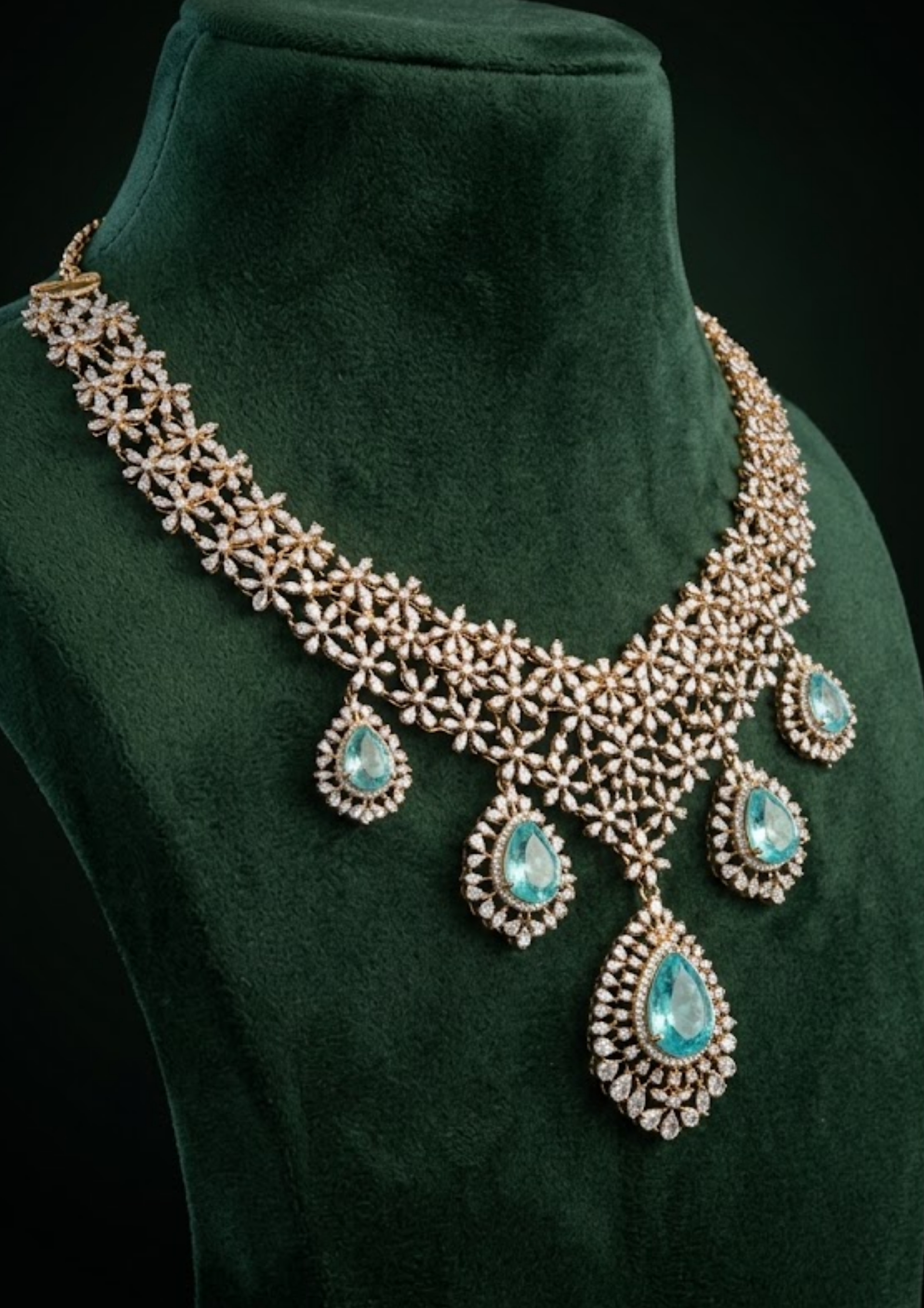 Diamond Dewdrop Necklace