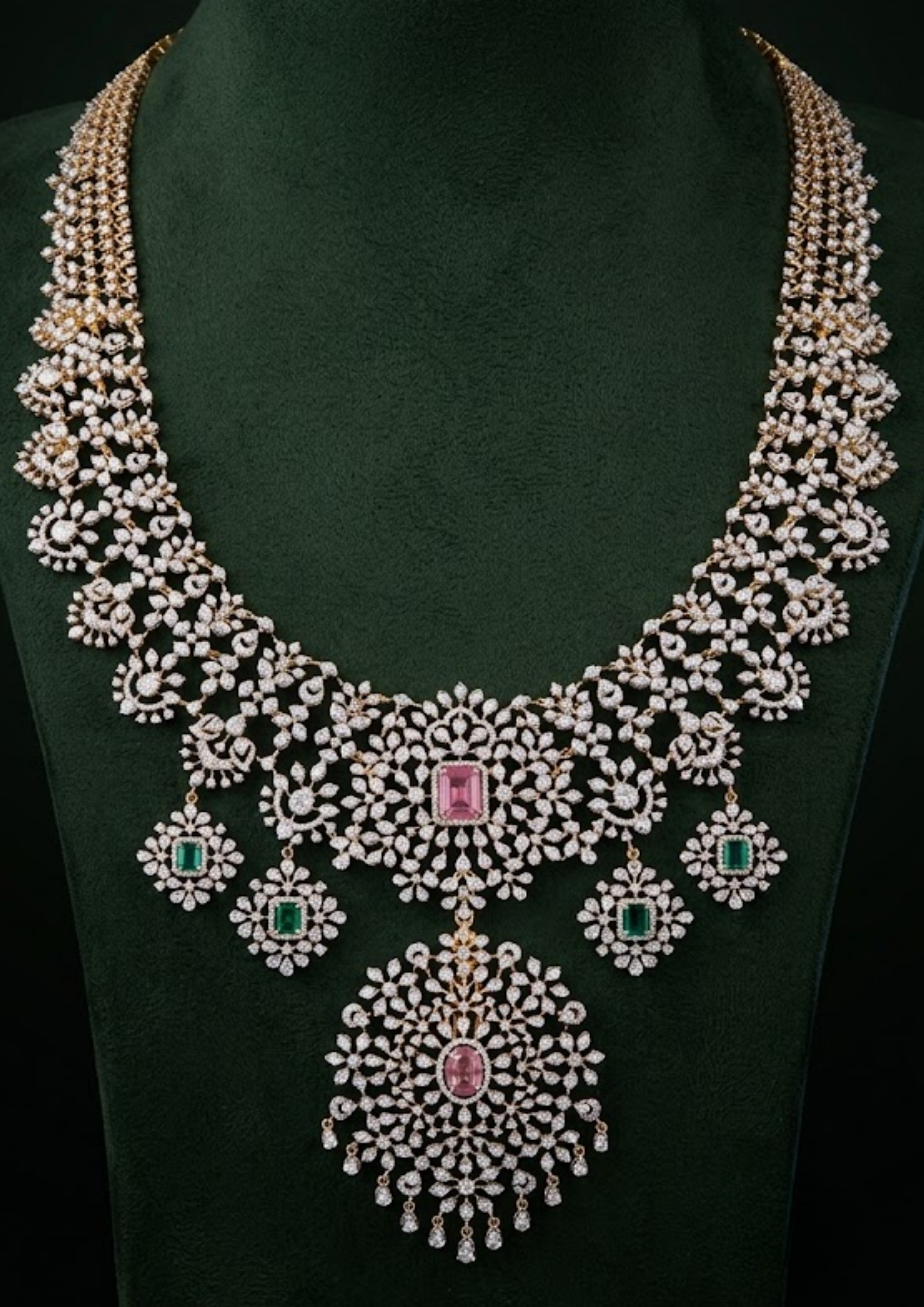 Royal Rosette Necklace