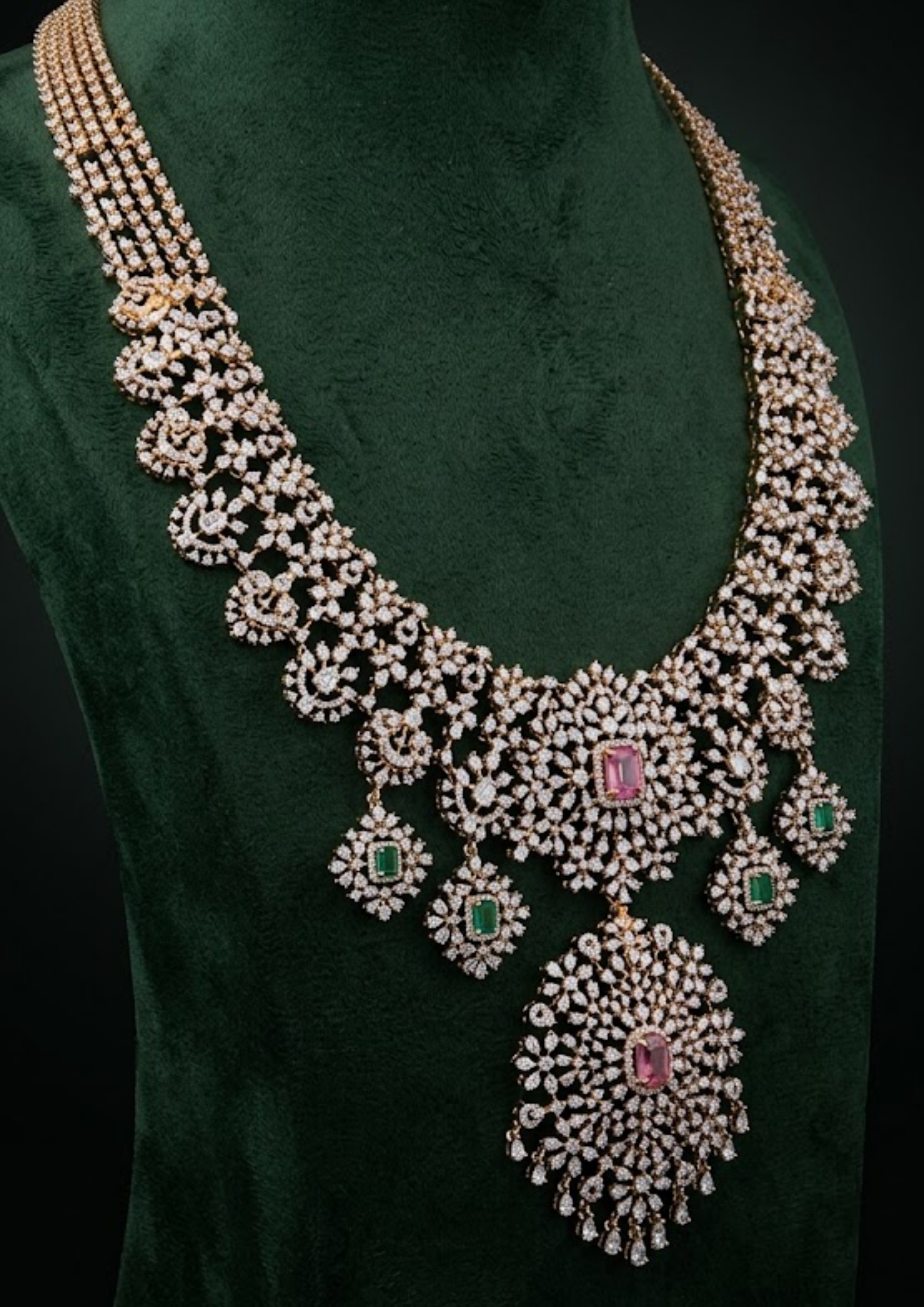 Royal Rosette Necklace