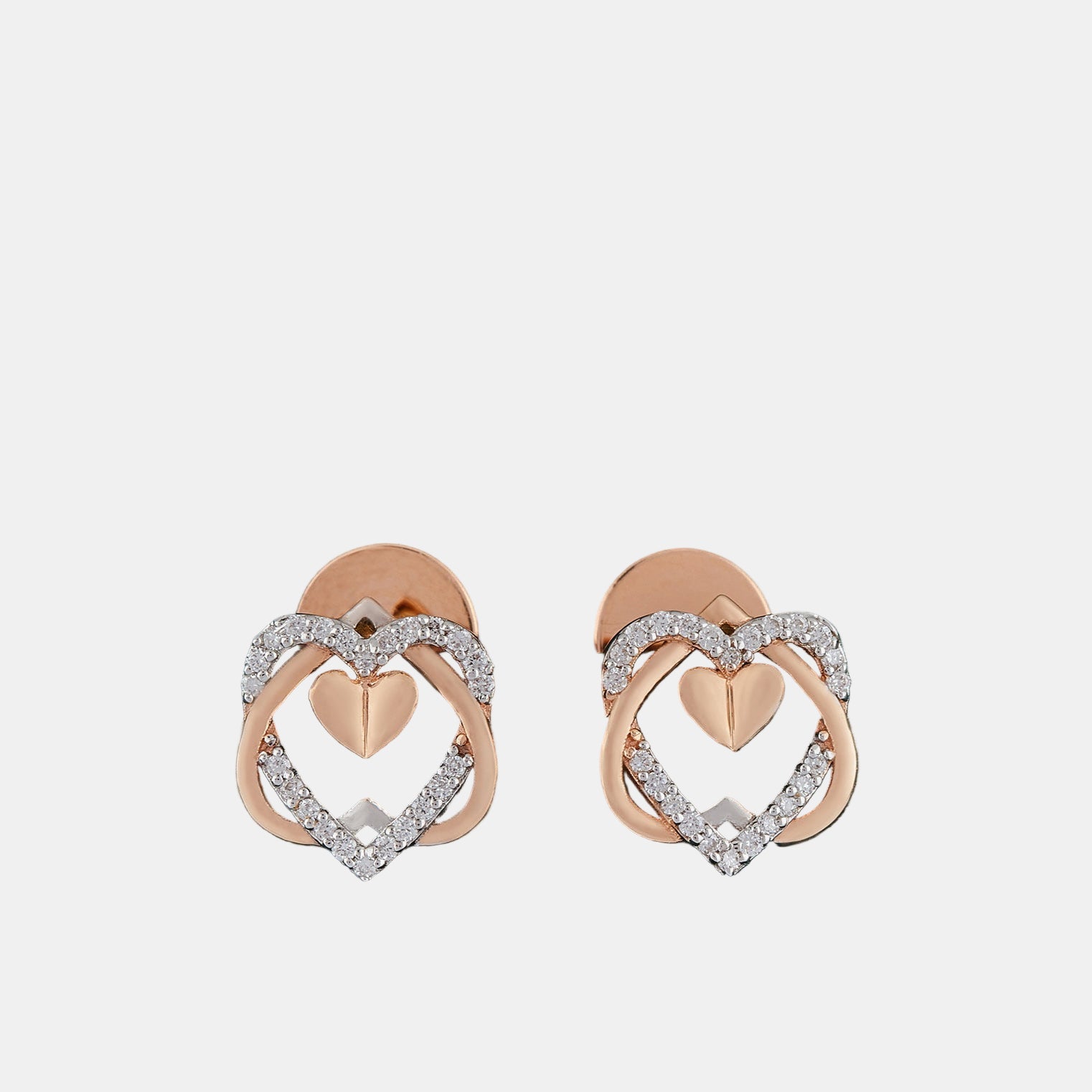 Entwined Heart Earrings