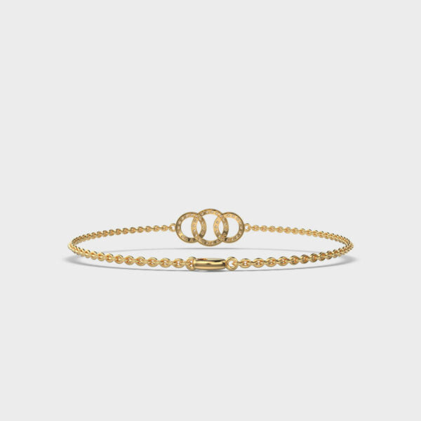 MEDALLION DIAMOND BRACELET