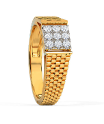 Asher 14K Gold Men’s Diamond Ring