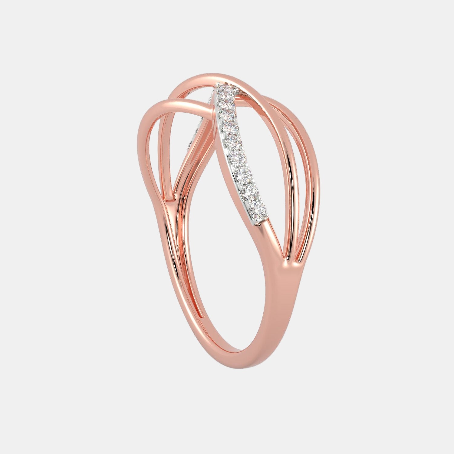 Connected Diamond Lab grown diamond Ring