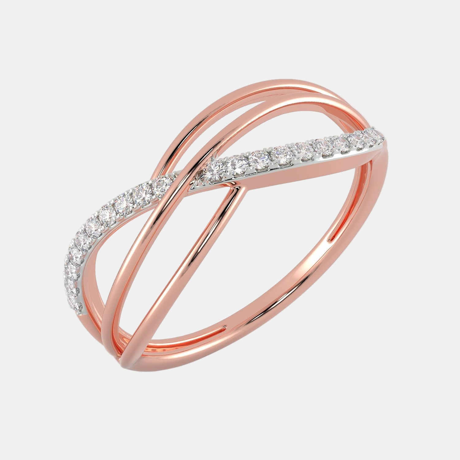 Connected Diamond Lab grown diamond Ring