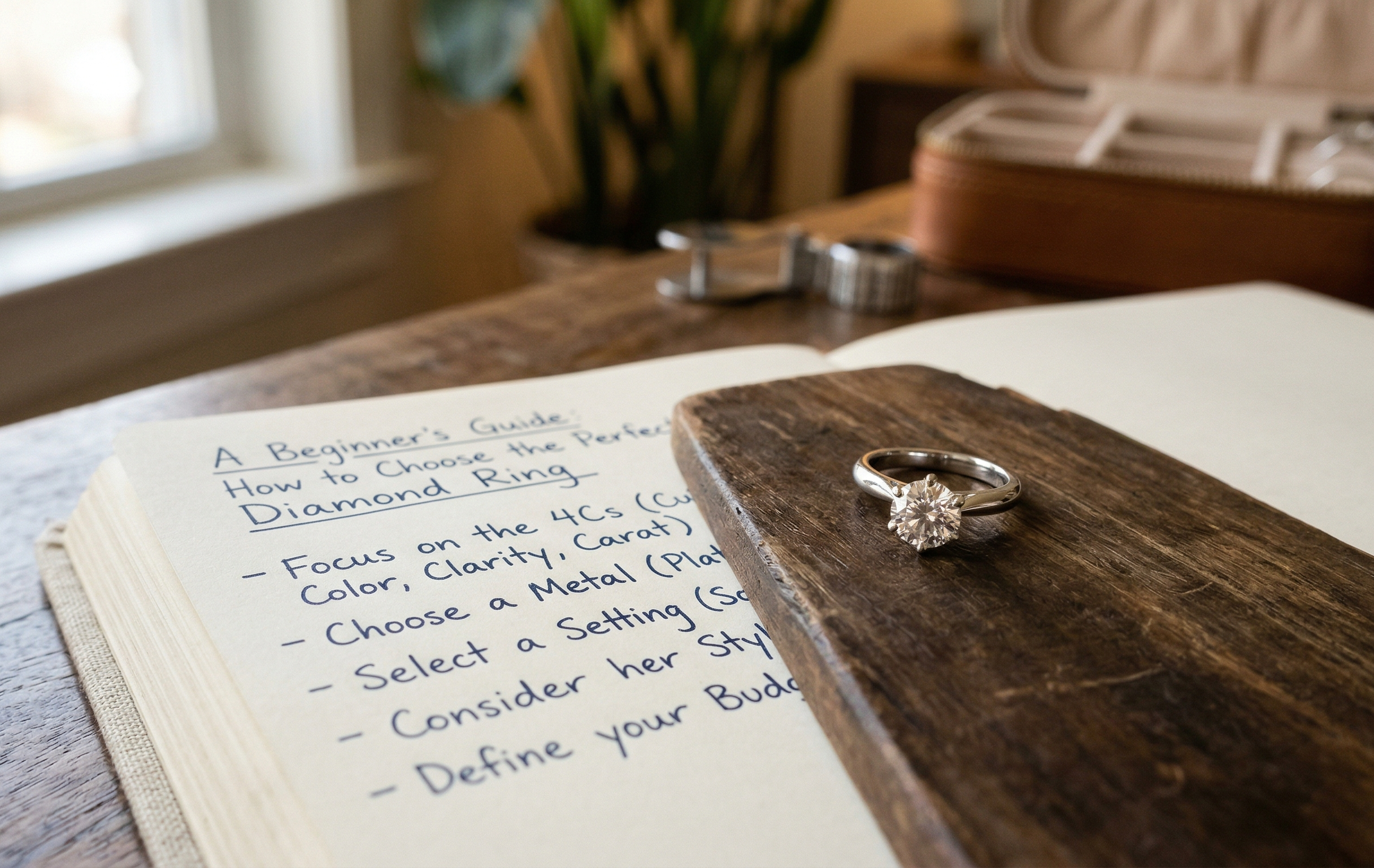 How to Choose the Perfect Diamond Ring: A Beginner’s Guide