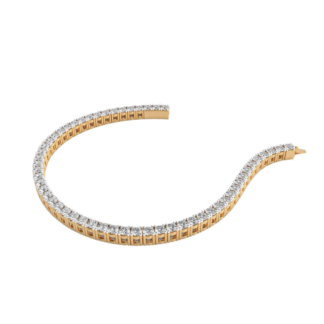 4 Ct Classic Round Bracelet