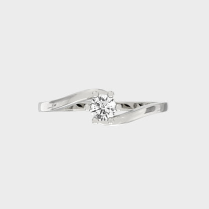 Dazzling Devotion Solitaire Diamond Engagement Ring