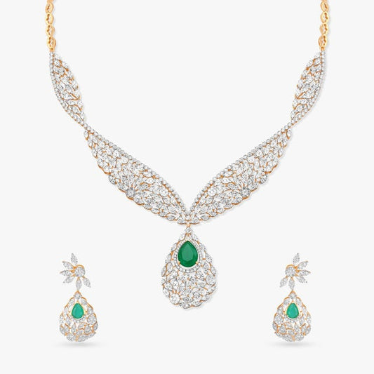 Verdant Radiance Diamond Necklace