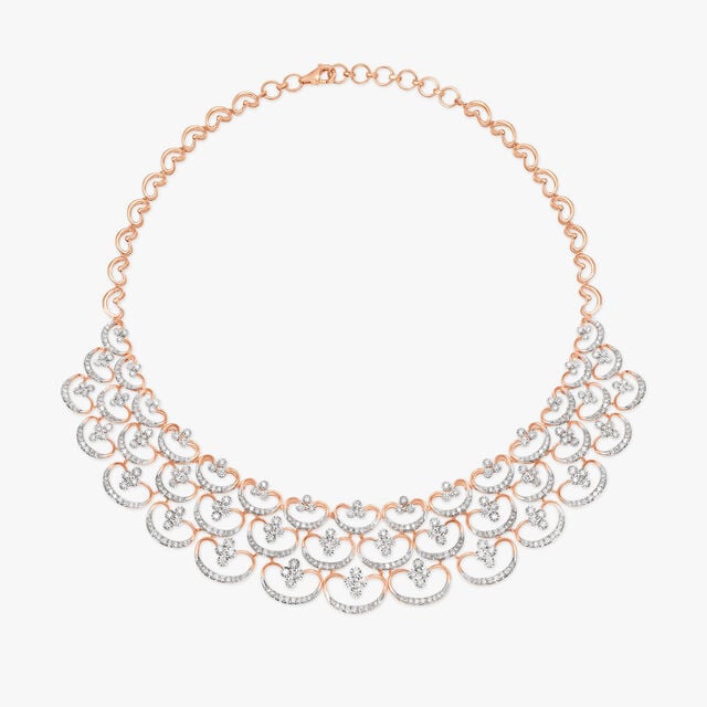 Shimmering Embrace Diamond Necklace