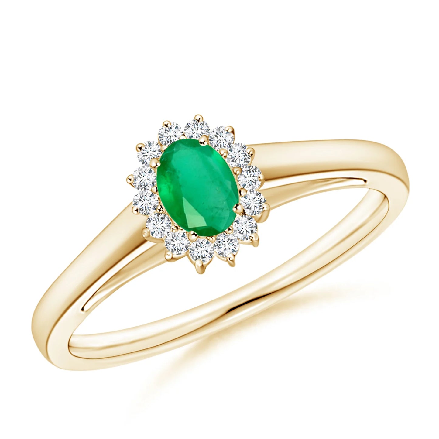 Princess Diana Inspired Emerald Ring