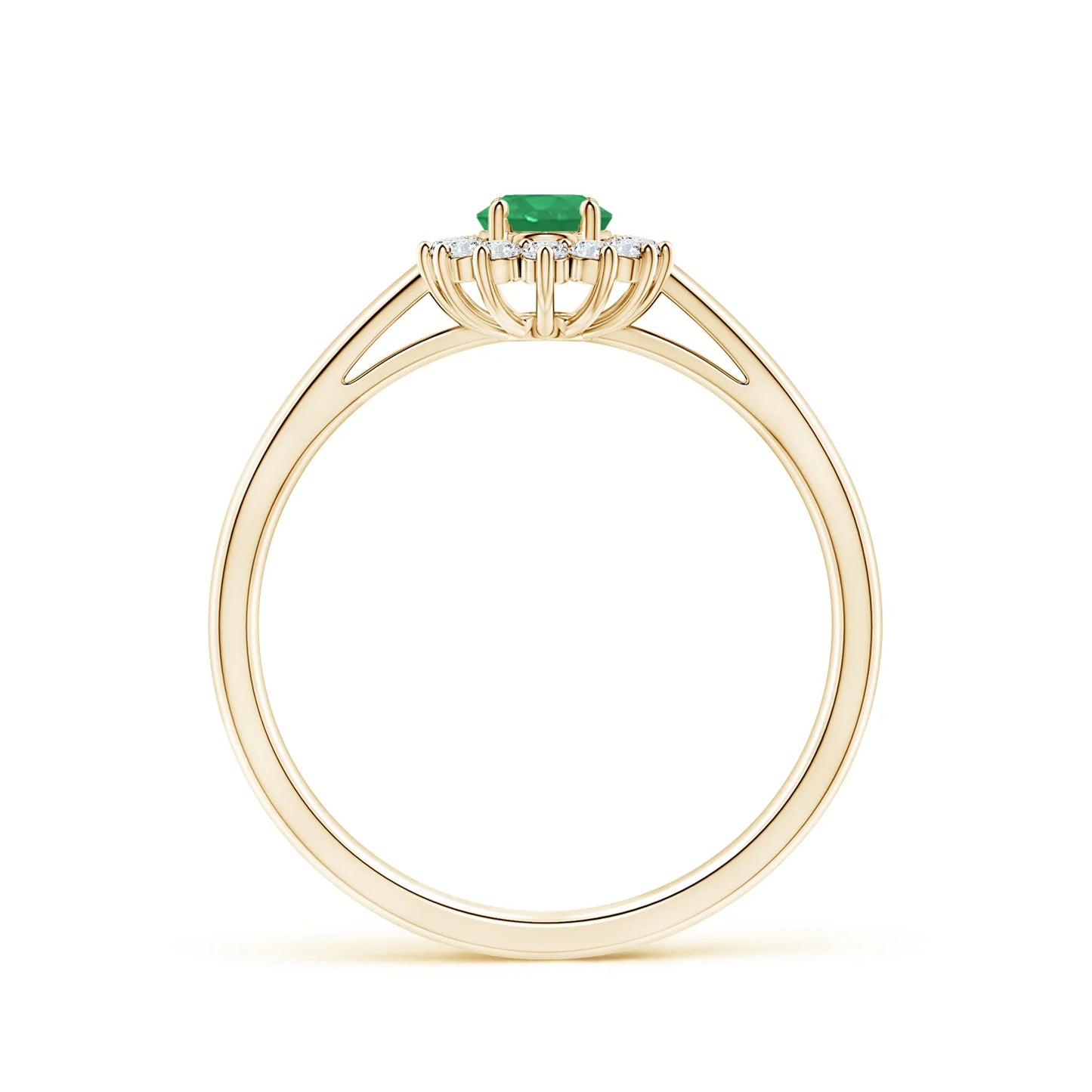 Princess Diana Inspired Emerald Ring