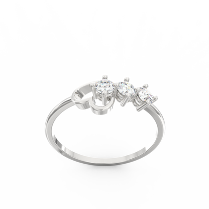 Timeless Love Diamond Heart Ring