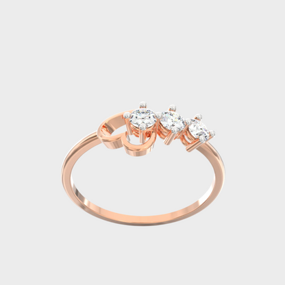 Timeless Love Diamond Heart Ring