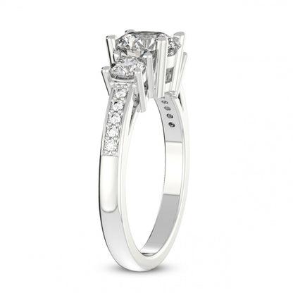 Trilogy Three Stone Diamond Ring