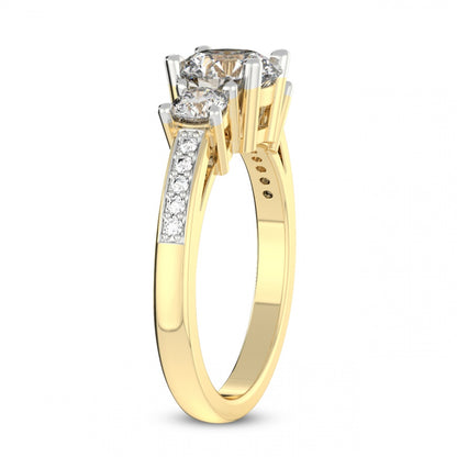 Trilogy Three Stone Diamond Ring